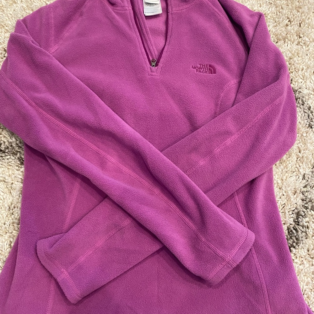 Quarter zip north face fleece
